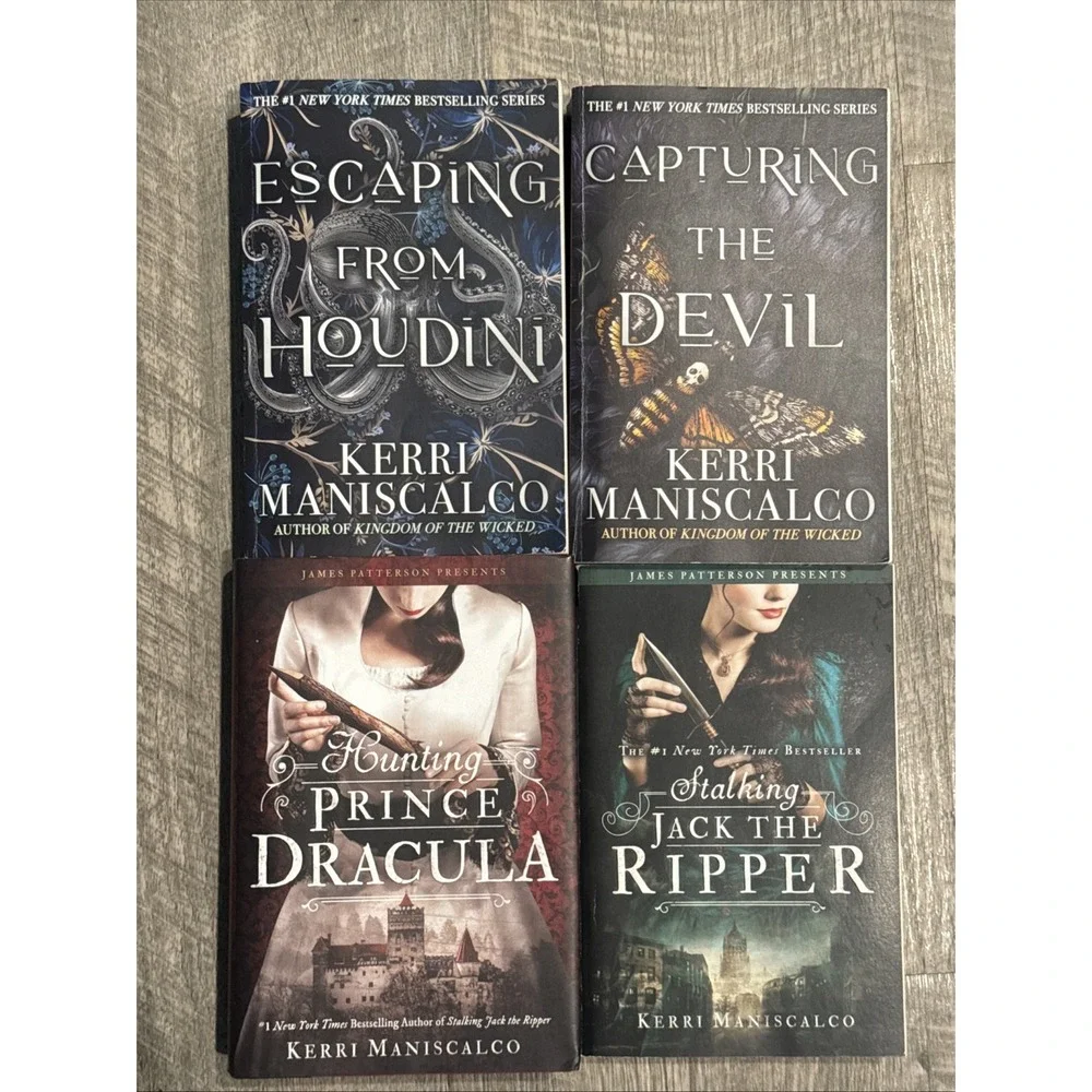 Kerri Maniscalco Stalking Jack the Ripper Series 4-Book Lot Mystery